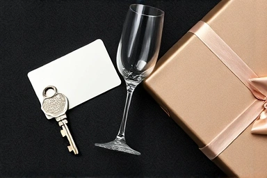 Symbols of luxury and exclusive rewards.