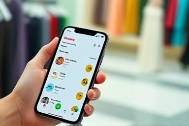 Planning a shopping spree with a wishlist on a phone.