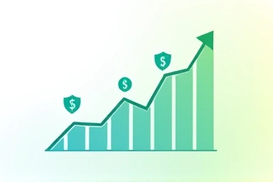 Abstract financial growth with tax shield elements