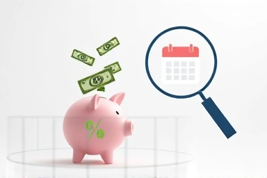 Money growth and tax deduction concept
