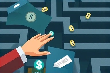 Metaphor for avoiding financial penalties and navigating tax rules.