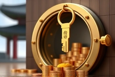 Symbolic image of wealth transfer and financial security.