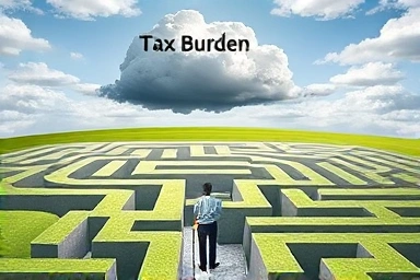 Maze symbolizing financial planning and avoiding tax burdens.