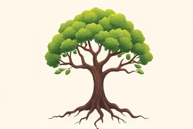 Tree symbolizing lifelong child insurance coverage and growth