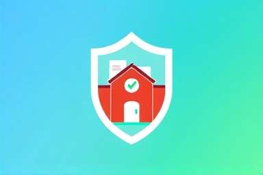 Shield protecting school building, symbolizing academy liability insurance.