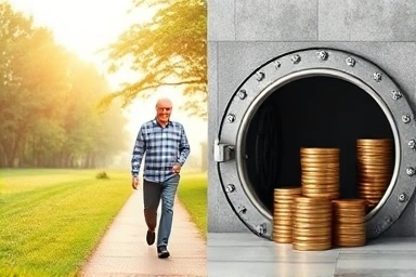 Elderly couple, financial security, long-term planning, retirement.