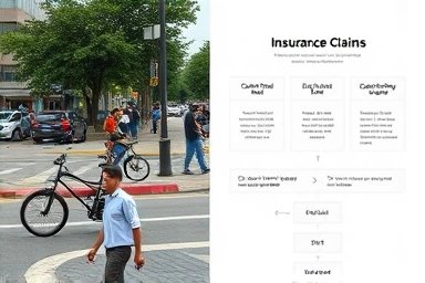 Bicycle accident resolution through insurance process