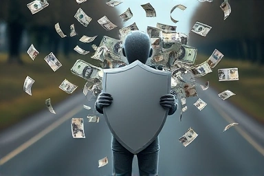 Protection from financial ruin after car accident with insurance.