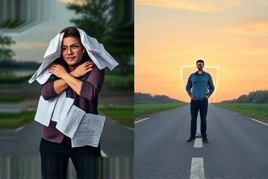 Financial security vs. ruin after car accident: insurance matters.