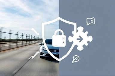 Car insurance discounts, smart choices, savings icons