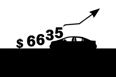 Car insurance premium increase visualization