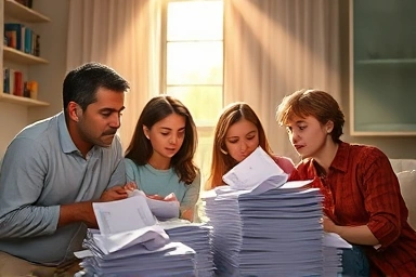 Family relieved from medical bill burden by financial support.