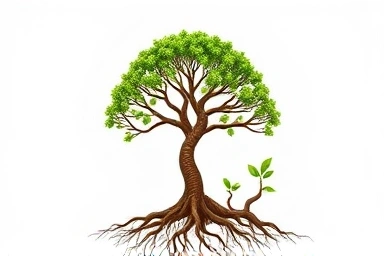 Symbol of long-term growth and protection.