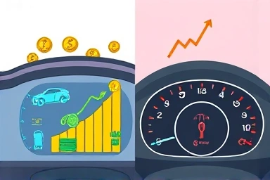 Comparison of electric vs gasoline car maintenance costs.