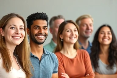 Healthy individuals symbolizing proactive health management