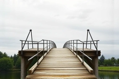 Symbolic bridge representing security and a worry-free future.