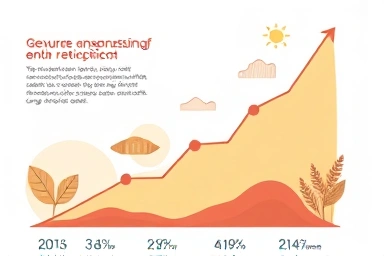Financial growth infographic symbolizing secure retirement planning.