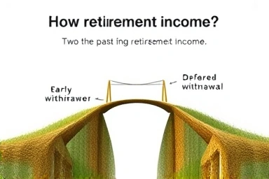 Retirement income options, early vs deferred withdrawal, financial choice