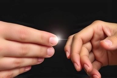 Hands symbolizing planning for pension security.