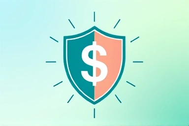 Abstract shield protecting against financial burdens, symbolizing insurance.