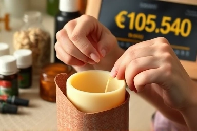 Crafting profitable candles: materials, process, and financial success.