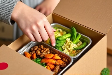 Convenient delivery of personalized healthy meals for busy individuals.