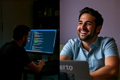 Developer's effort leading to financial freedom and balanced lifestyle.