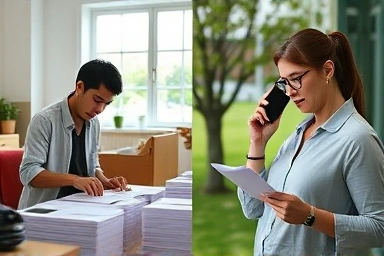Election part-time job tasks: ballot counting and survey.