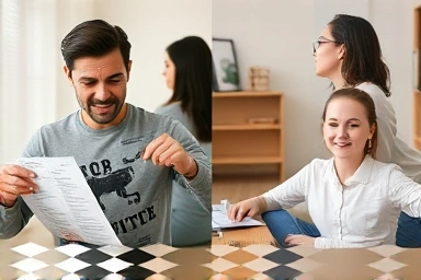 DIY furniture assembly frustration vs. professional service.