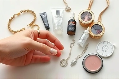 Artfully arranged high-quality products for an online store.