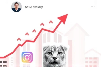 Instagram profile growth with monetization symbols