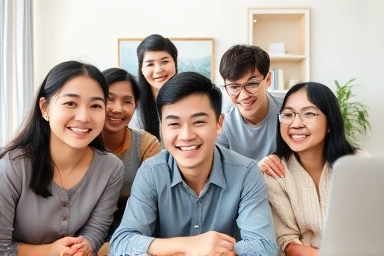 Online Korean tutor teaching diverse students globally