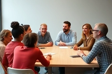 Engaged individuals in a productive focus group discussion