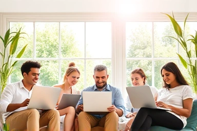 People earning income remotely with language skills.