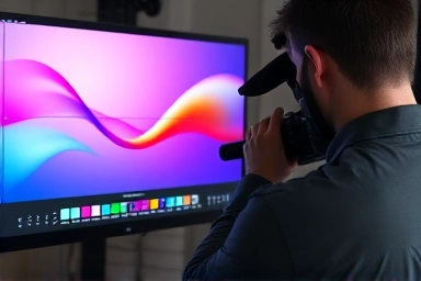 Professional color correction in video editing