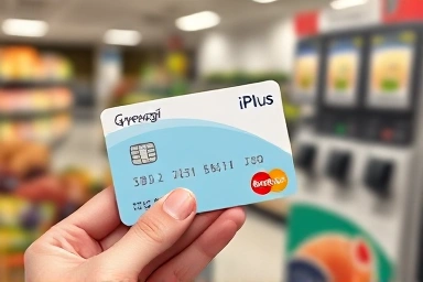 Gyeonggi iPlus card highlighting daily expense discounts.