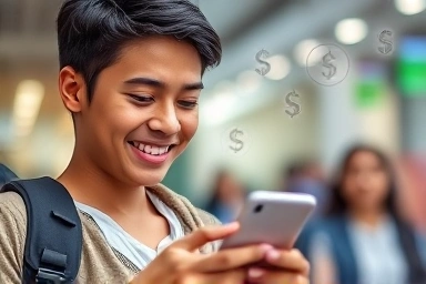 Young person happy with K-pass transportation subsidy