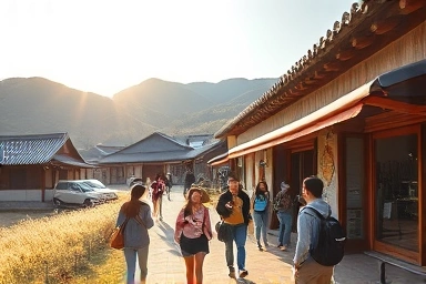 2026년 인구감소지역 여행 지원, 활기찬 지방 마을 풍경