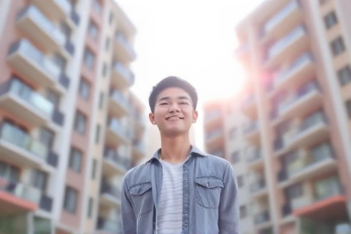 Young person relieved by housing support