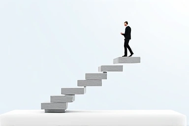 Financial progress stepping stones, overcoming challenges, advancement journey