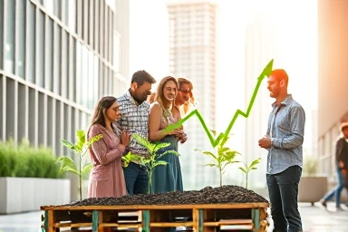 Young adults building a financial future with government support.