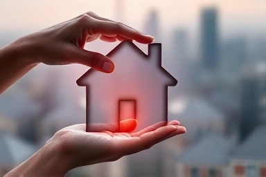 Symbolic representation of urgent housing support and stability