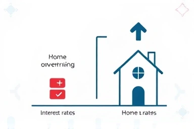 Infographic symbolizing lower interest rates and housing opportunities