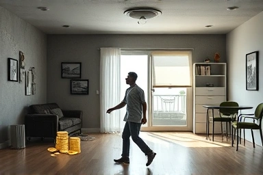 Hopeful transition from poor to better housing with financial support.