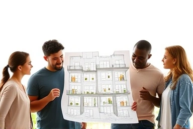 Young person choosing housing support.