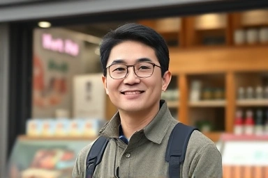 Relieved self-employed person securing financial support