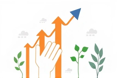 Symbolic representation of small business growth and support.