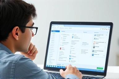 User finding optimal training course on HRD-Net interface.