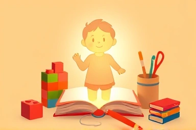 Child potential, growth, creativity, education, Christmas gift symbolism.