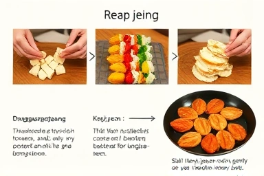 모둠전 부치는 과정